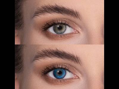 FreshLook ColorBlends Brilliant Blue - cu dioptrie (2 lentile)