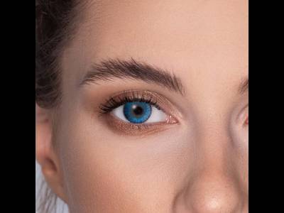 FreshLook ColorBlends Brilliant Blue - cu dioptrie (2 lentile)