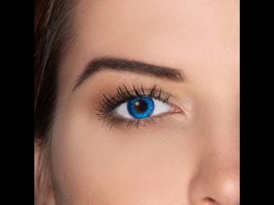 FreshLook ColorBlends Brilliant Blue - cu dioptrie (2 lentile)