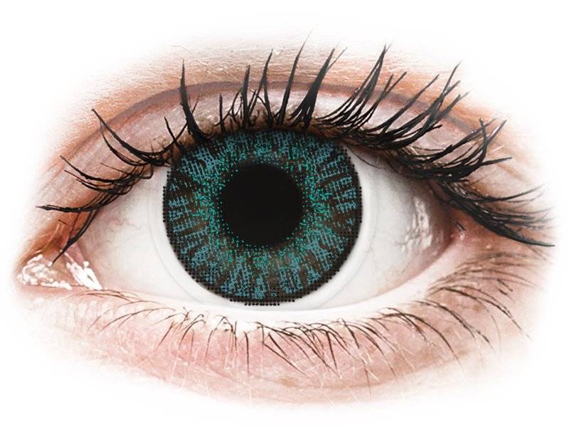 FreshLook ColorBlends Brilliant Blue - fără dioptrie (2 lentile)
