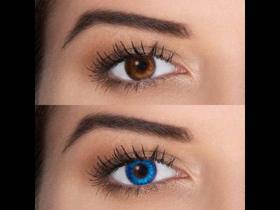 FreshLook ColorBlends Brilliant Blue - fără dioptrie (2 lentile)