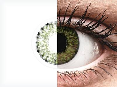 FreshLook ColorBlends Green - cu dioptrie (2 lentile)