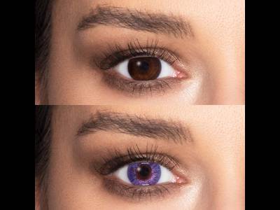 FreshLook Colors Violet - cu dioptrie (2 lentile)