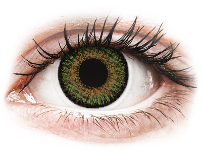 FreshLook One Day Color Green - cu dioptrie (10 lentile) - Lentile colorate