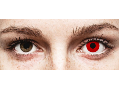 ColourVUE Crazy Lens - Red Devil - lentile zilnice fără dioptrie (2 lentile)