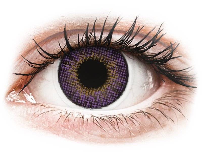 Air Optix Colors - Amethyst - cu dioptrie (2 lentile) - Lentile colorate
