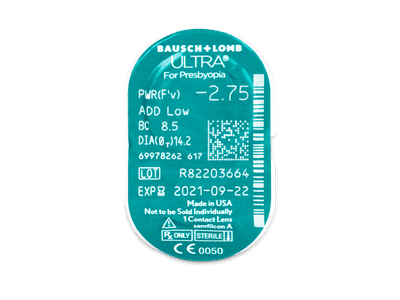 Bausch + Lomb ULTRA for Presbyopia (3 lentile) - vizualizare ambalaj