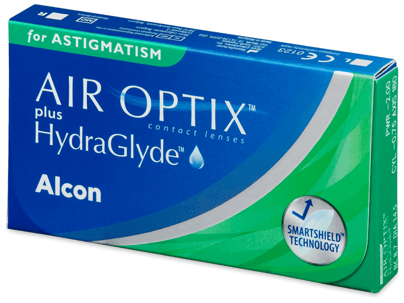Air Optix plus HydraGlyde for Astigmatism (6 lentile) - Lentile de contact lunare