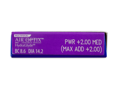 Air Optix plus HydraGlyde Multifocal (6 lentile) - vizualizare parametrii