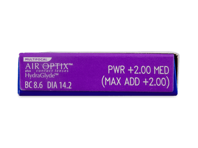 Air Optix plus HydraGlyde Multifocal (6 lentile) - vizualizare parametrii