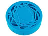 Casetă cu oglindă- cu ornament, albastră Diferite accesorii pentru întreținerea lentilelor de contact - Casetă cu oglindă- cu ornament, albastră