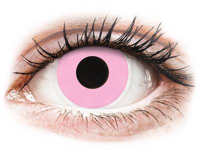 ColourVUE Crazy Lens - Barbie Pink - plano (2 lenses) - Lentile colorate