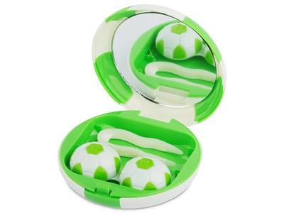 Casetă cu oglindă Football-verde