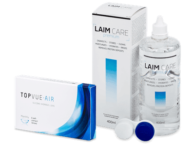 TopVue Air (6 lentile) + LAIM-CARE 400 ml