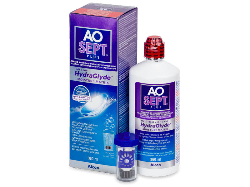 Soluție AO SEPT PLUS HydraGlyde 360 ml - soluție de curățare