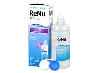 Soluție ReNu MPS Sensitive Eyes 360 ml  - design-ul vechi