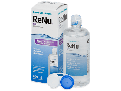 Soluție ReNu MPS Sensitive Eyes 360 ml - soluție de curățare