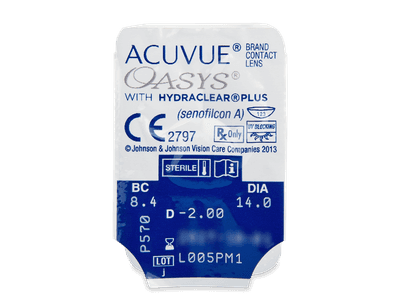 Acuvue Oasys (12 lentile) - vizualizare ambalaj