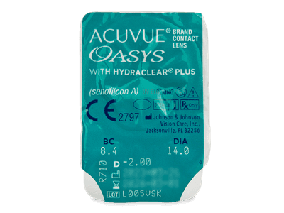 Acuvue Oasys (12 lentile) - vizualizare ambalaj