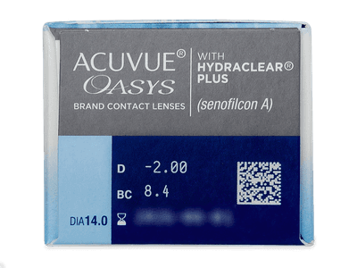 Acuvue Oasys (24 lentile) - vizualizare parametrii