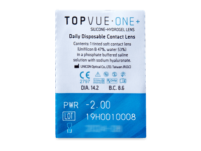 TopVue One+ ( 5 lentile) - vizualizare ambalaj