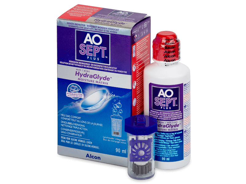 Soluție AO SEPT PLUS HydraGlyde 90 ml  - soluție de curățare