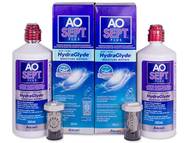 Soluție AO SEPT PLUS HydraGlyde 2x360 ml Pachete avantajoase soluții - Soluție AO SEPT PLUS HydraGlyde 2x360 ml