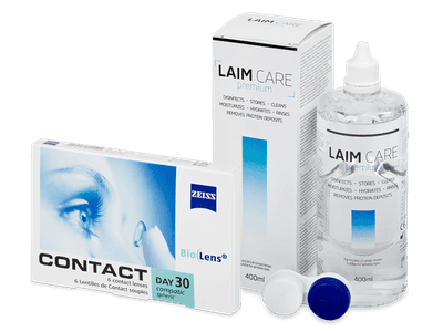 Carl Zeiss Contact Day 30 Compatic (6 lentile) + Soluția Laim-Care 400 ml