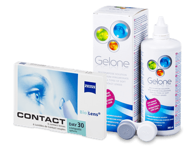 Carl Zeiss Contact Day 30 Compatic (6 lentile) + Soluția Gelone 360 ml
