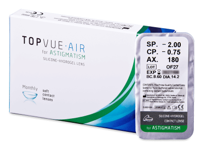 TopVue Air for Astigmatism (1 lentilă) - Lentile de contact pentru astigmatism