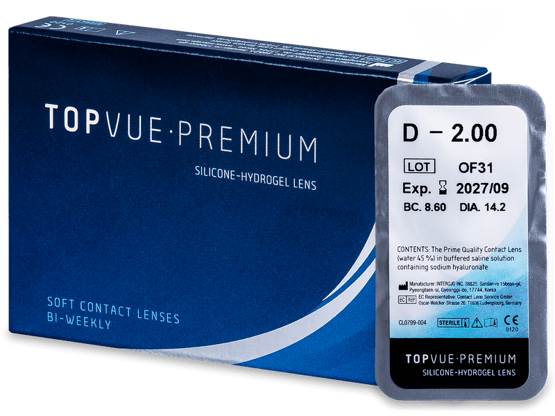 TopVue Premium (1 lentilă) - Bi-weekly contact lenses