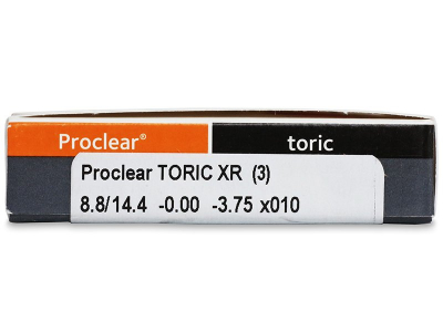 Proclear Toric XR (6 lentile) - vizualizare parametrii