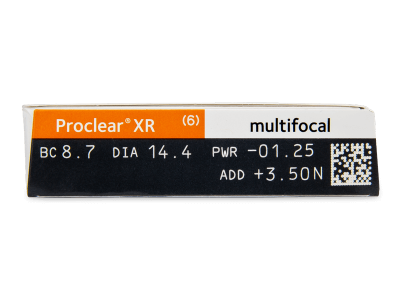 Proclear Multifocal XR (6 lentile) - vizualizare parametrii
