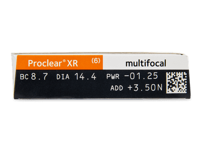 Proclear Multifocal XR (6 lentile) - vizualizare parametrii