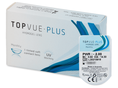 TopVue Monthly Plus (1 lentilă) - Produsul este disponibil și în acest pachet