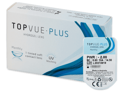 TopVue Monthly Plus (1 lentilă) - Produsul este disponibil și în acest pachet