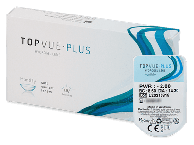 TopVue Monthly Plus (1 lentilă) - Produsul este disponibil și în acest pachet