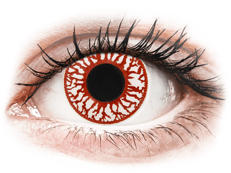 ColourVUE Crazy Lens - Blood Shot - daily plano (2 lenses) - Lentile colorate