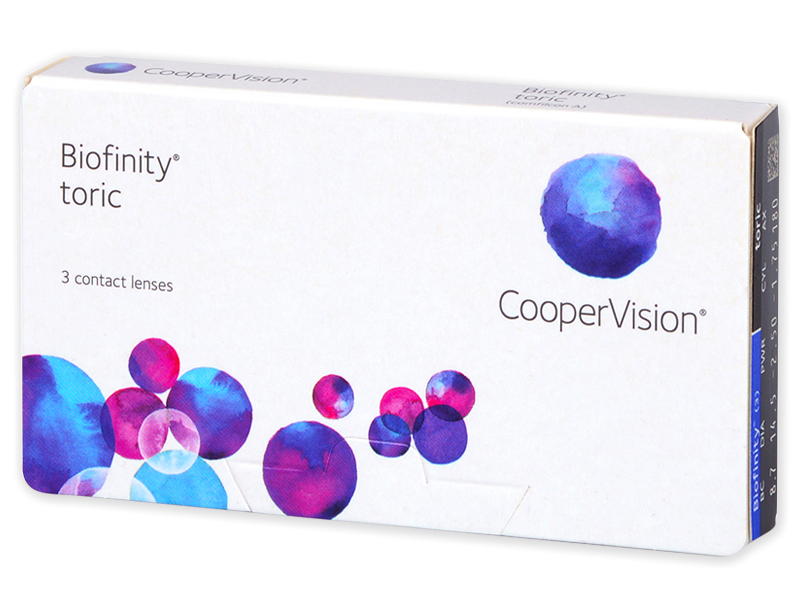 Biofinity Toric (3 lentile) - Lentile de contact pentru astigmatism