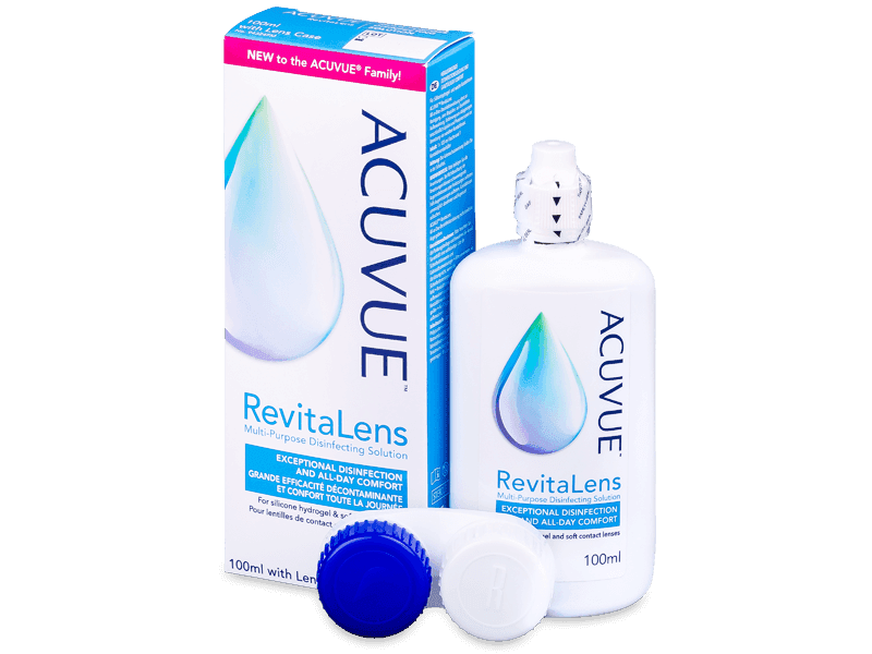 Soluție Acuvue RevitaLens 100 ml - soluție de curățare