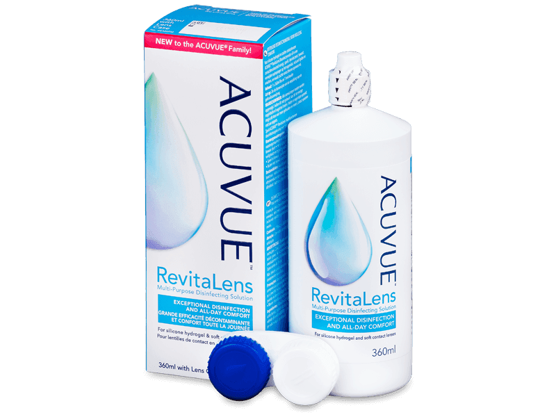 Soluție Acuvue RevitaLens 360 ml - soluție de curățare