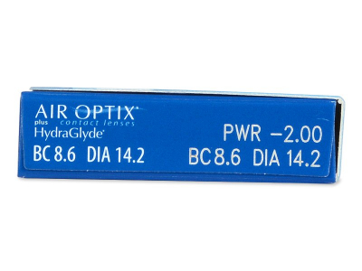 Air Optix plus HydraGlyde (6 lentile) - vizualizare parametrii