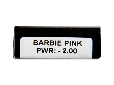 CRAZY LENS - Barbie Pink - lentile zilnice cu dioptrie (2 lentile) - vizualizare parametrii