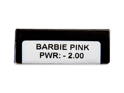 CRAZY LENS - Barbie Pink - lentile zilnice cu dioptrie (2 lentile) - vizualizare parametrii