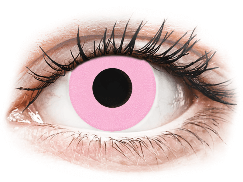 CRAZY LENS - Barbie Pink - lentile zilnice fără dioptrie (2 lentile) - Lentile colorate