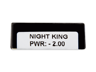 CRAZY LENS - Night King - lentile zilnice cu dioptrie (2 lentile) - vizualizare parametrii