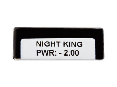 CRAZY LENS - Night King - lentile zilnice cu dioptrie (2 lentile) - vizualizare parametrii