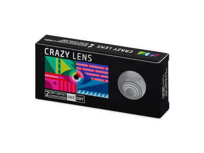 CRAZY LENS - Rinnegan - lentile zilnice cu dioptrie (2 lentile) - Lentile colorate