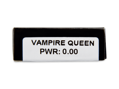 CRAZY LENS - Vampire Queen - lentile zilnice fără dioptrie (2 lentile) - vizualizare parametrii