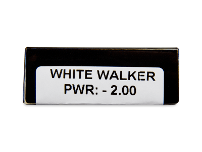 CRAZY LENS - White Walker - lentile zilnice cu dioptrie (2 lentile) - vizualizare parametrii